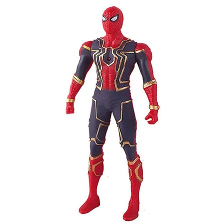 Superhelt Avengers Actionfigur Dukke Leke Romdekorasjon Spider-Man Iron Man Hulk Captain America Barn Gutter Jenter Gave