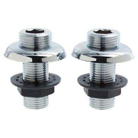 Trio Perfekta 3010030322 Anslutningskoppling för duschkabin, utan avstängning, 2-pack, Badrum