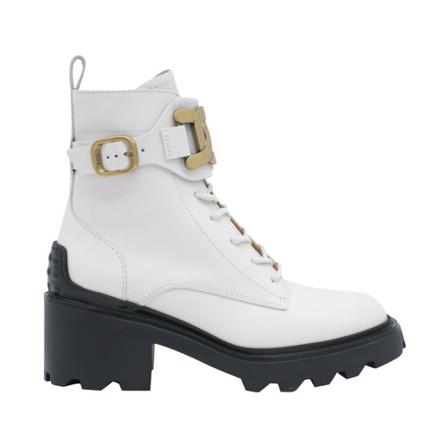 Tod's, Heeled Boots Biały, Kobieta, Rozmiar: 39 EU