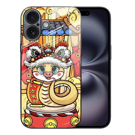 Skal för iPhone 17PRO GCSN 4 Ormens År Glas Original