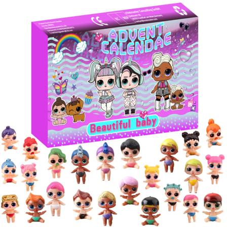 /#/Adventskalender, 24 dage juleblindboks, baby/#/