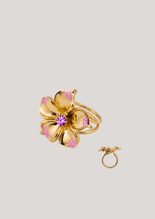 IOAKU LA FLEUR CRYSTAL RING Doré Bijoux Fille - Kids Brand Store