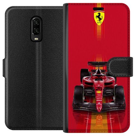 Yhteensopiva Lompakkokotelo OnePlus OnePlus 6T Ferrari Formula 1 -auto ikonisessa punaisessa muotoilussa urheilullisella tarkkuudella