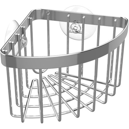 Diskställ Hörn Avlopp Sugkopp Svamp Hållare Korg Avlopp Disktrasa