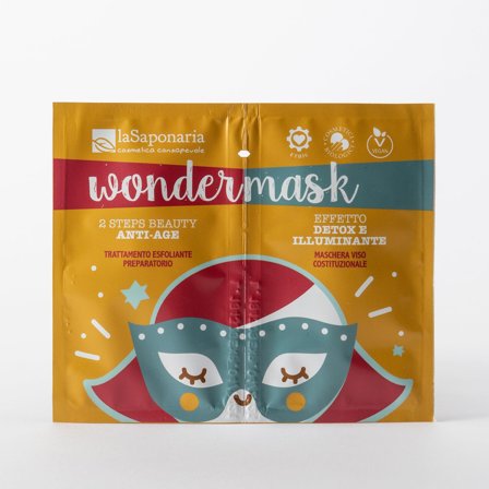 LA SAPONARIA Wondermask - maschera 2 steps beauty anti age 8+5ml - Maschera Anti-età viso