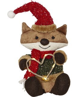 Star Trading Dekorasjonsfigur LED Joylight Rev Brun