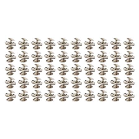 50 sarjaa magneettinapin kiinnitysnapit 18x2 mm ohut, korkeakovuus metalliseos Magneettiset kiinnikkeet kukkaro Vaatetus Hopea