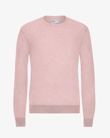 Light Merino Wool Crew - Faded Pink 2XL