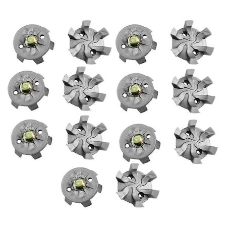 14 stk. Golf Spikes Pins Drej Hurtigt Twist Sko Spikes Udskiftningssæt Ultratynde Klamper Pins Golf Spikes