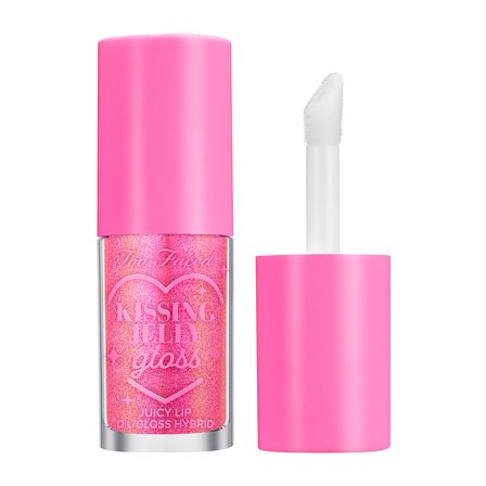 Too Faced Kissing Jelly Lip Gloss Bubblegum, Makeup, Læber, Lipgloss
