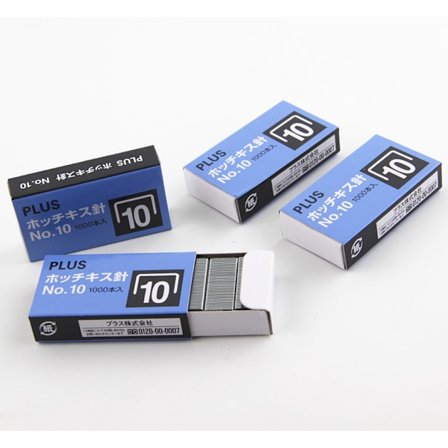 Paket med 4000 st minihäftappar nr 10 (mindre än standardhäftappar) .Silver