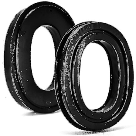 Udskiftnings-Gelørepude til 3M Peltor Tactical 100/300/500 Hovedtelefoner Fengshuo