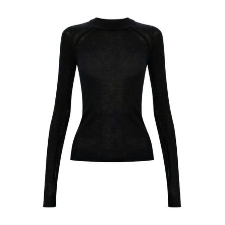 Rag & Bone, Round-neck Knitwear Zwart, Dames, Maat:M