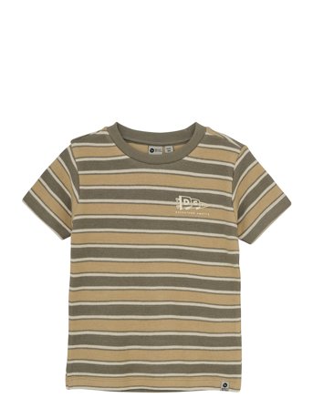 T-Shirt Stripe Khaki Daily 7
