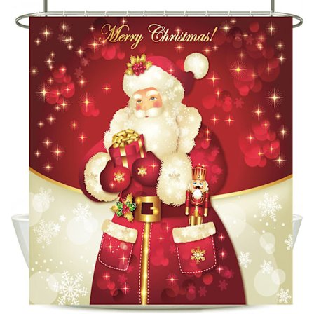 Joulupukki lahjapaketin kanssa 180 * 180cm, ainutlaatuinen mukautettu joulu