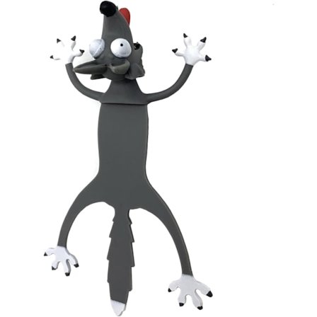 Nydelige Bokmerker, Morsomme 3D Tegneserie Bokmerke Dyr Lesebokmerker for Studenter Kontorrekvisita Kreativ Gave Ideell for Gutter Jenter