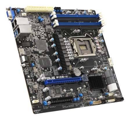 ASUS P12R-M - hovedkort - mikro ATX - LGA1200-sokkel - C252