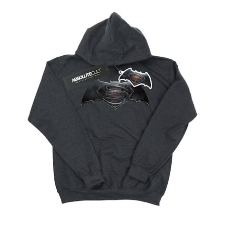 DC Comics Dam/Kvinnor Batman v Superman Logo Hoodie XXL Mörk