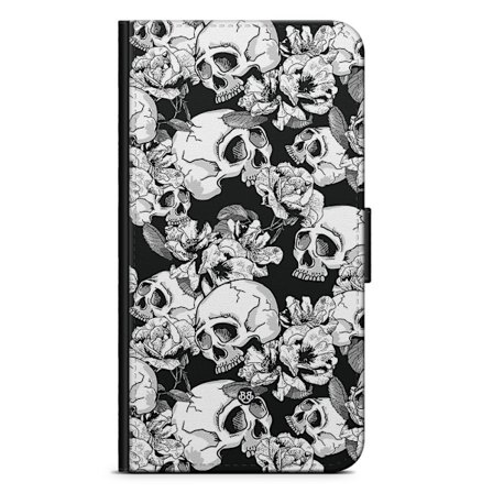 Bjornberry Xiaomi 12 Pro Fodral - Dödskallar & Rosor