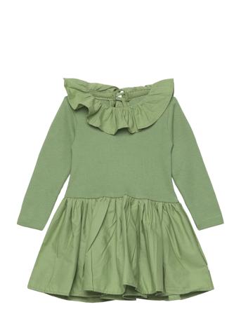 Crystala Dresses & Skirts Dresses Casual Dresses Long-sleeved Casual Dresses Grønn Molo*Betinget Tilbud