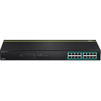 TRENDnet TPE TG160G - switch - 16 porter - rackmonterbar - TAA-samsvar