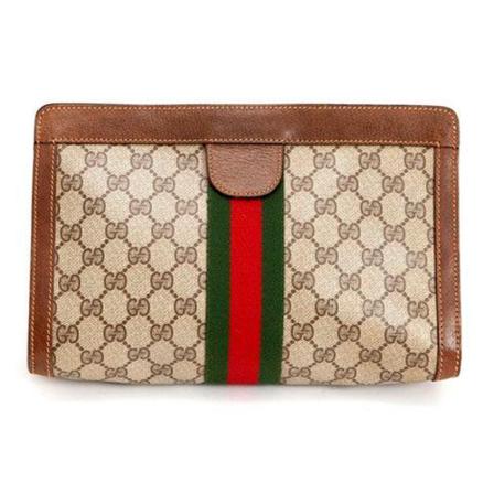 Gucci Vintage - Vintage Väskor - Brun - Dam - Storlek: One Size, Dam, Storlek: ONE SIZE