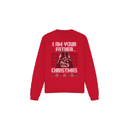 Star Wars Unisex Vuxen Jultomte Darth Vader Fair Isle S