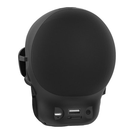 Bärbar Skelett Skalle Bluetooth Trådlös Högtalare Halloween Radio Högtalare Present(A,Svart)