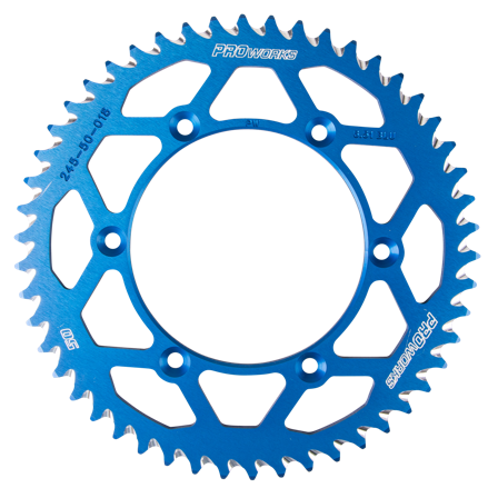 Zębatka Tylna Proworks Aluminiowa Niebieska - Yamaha YZ 125 1999-2026