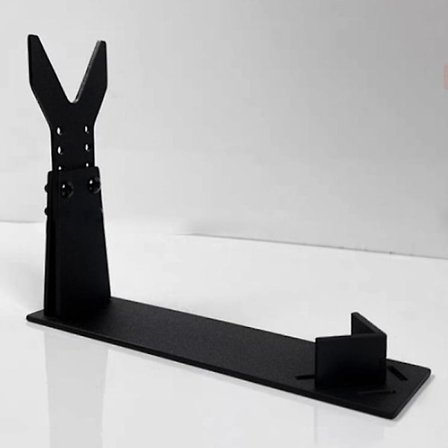 Klar Akryl Håndvåpen Display Stativ Pistol Stativ Holder For 5 Girs Justerbar Kort Lekevåpen Modell Visning Stativ