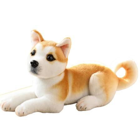Simulering Hunde Plys Legetøj Blød udstoppet dukke 32cm Akita