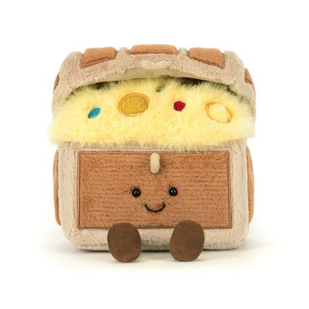 Jellycat 16 cm Amuseables Treasure Chest leketøy