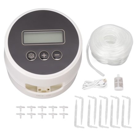 Sort Timer Indendørs Automatisk Vandingssystem Automatisk Vanding Vandingsanordning til Potteplanter Have Have 10m 10 Potter