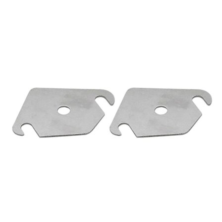 EGR Ventil Blindplatta för Ford Fiesta, Focus, C-max, Fusion 1.4 1.6 TDCI - Silver (2 Plåtar)