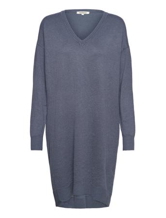 Srlea V-Neck Dress Blue Soft Rebels