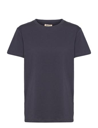 Freya T-Shirt - Midnight T-shirt Top Blå STUDIO FEDER