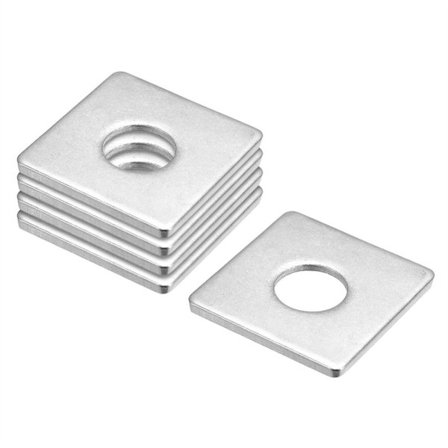 5st fyrkantiga bricka Plattbrickor M12X40X40X4MM