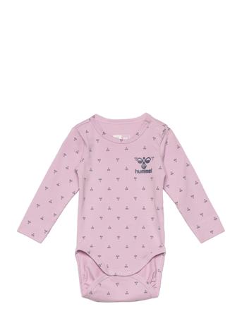 Hmlbeesy Body L/S Pitkähihainen Body Pink Hummel