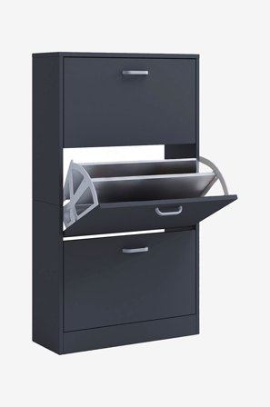 VCM - Kenkäkaappi Sipos L - Harmaa - Kenkäkaapit - - Homeroom