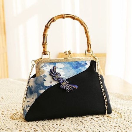 Bamboo Joint Hand Bag Qipao Bag A A