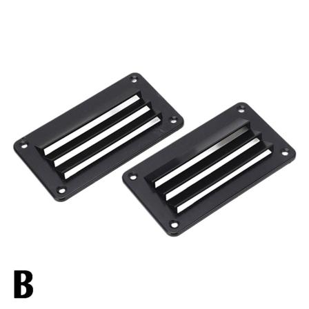 2st RV Avgasfläkt Utlopp Ventilation Utloppsgaller Hardwa 2pcs black one size