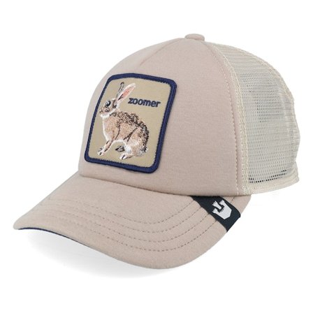 Goorin Bros. - Beige trucker Caps - Kids Ok Zoomer Tan A-Frame Trucker @ Hatstore