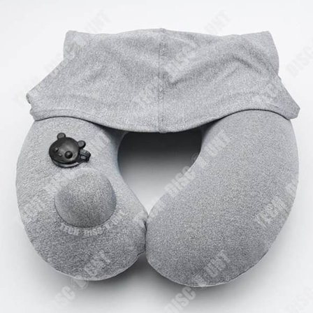 Uppblåsbart kudd - TD - U - Supermjukt kristall - 33x31x10 cm - Multifunktionell