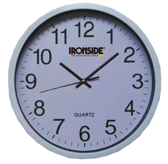 Ironside 900018 Väggklocka Ø 30 cm Vit, Kontor