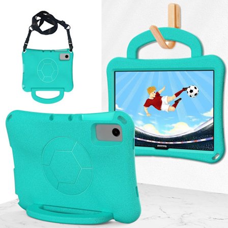 Fodral för iPad 9.7/air1/air2/pro9.7 mintgrön bärbar barnfotboll