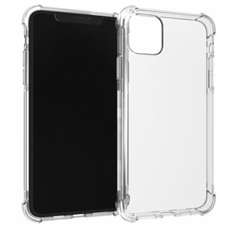 Stöttåligt iPhone 11 TPU-skal - Genomskinlig
