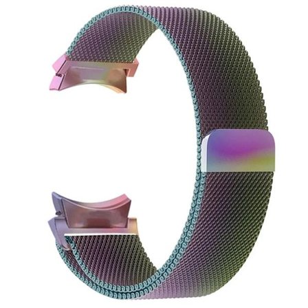 Ranneke Samsung Galaxy Watch 6/5/4/Classic 47mm 43mm 40mm 44mm Milanese Loop -rannekkeelle correa Galaxy Watch 5 pro 45mm -hihna Värikäs