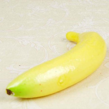 3 stk. Realistisk Kunstig Frugt Falsk Frugt Til Dekoration(Banan)