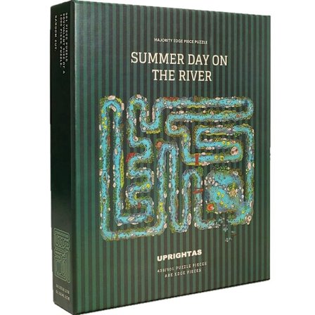 Edge Puzzle Fuld Edge Puzzle Udfordring: Tilsyneladende simpelt, men faktisk svært; et nemt og sjovt edge puzzle med de fleste edge puzzle brikker.