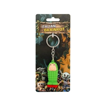 Italian Brainrot Nyckelring Hippo Cactus
